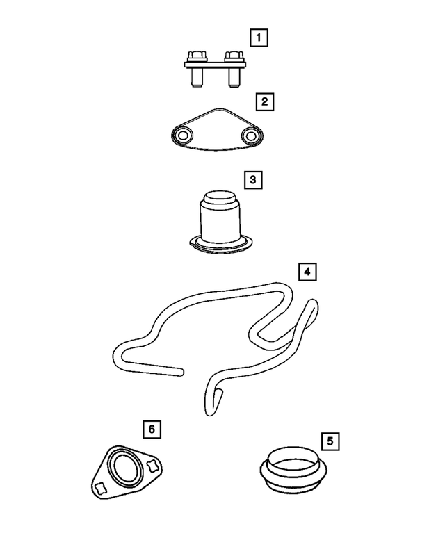53032739AA - Emission Systems: Egr Valve Cover for Mopar Image