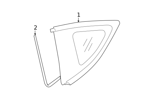 Glass & Hardware for 2020 Toyota 86 #0