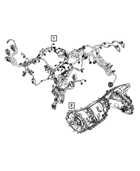Wiring, Powertrain for 2023 Ram 3500 #3