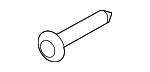 30632653 - Body: License Bracket Screw for Volvo Image