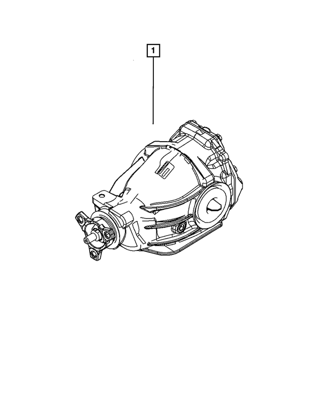 « 52111503AE – Rear Axle : Essieu Arrière Differentiel pour Mopar Image »