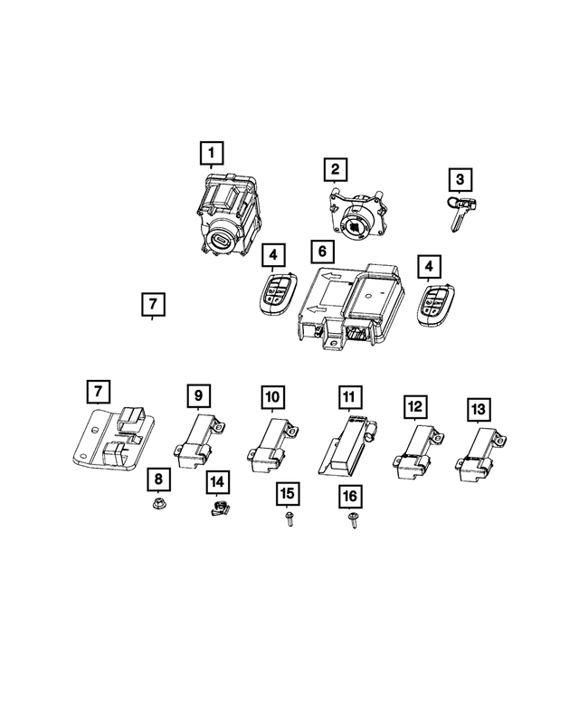 6505190AA - Electrical: Hex Nut And Washer for Mopar Image