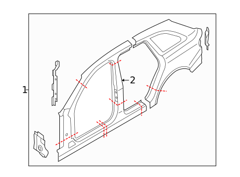 Uniside for 2012 Audi A4 Quattro #1