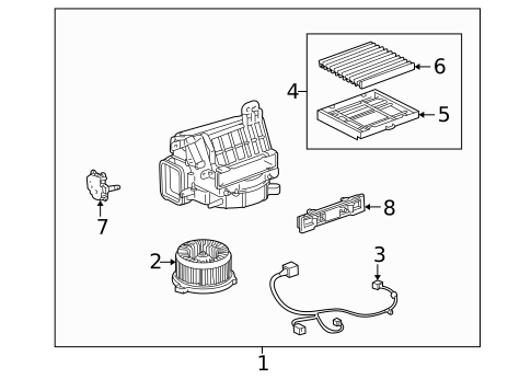 Blower Motor & Fan for 1998 Lexus GS300 #0