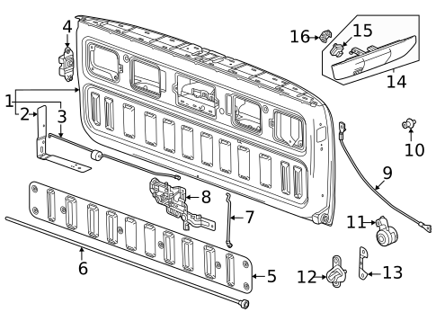 Tail Gate for 2026 Chevrolet Trax #0