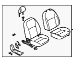 870005RL2B - Body: Seat Assembly for Nissan: Kicks Image