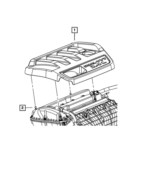Engine Identification, Service Engines & Engine Service Kits for 2014 Dodge Journey #2