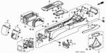 90665S04003 - Interior/Bumper: CLIP, SNAP FITTING for Honda Image