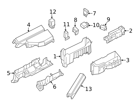 Fuse & Relay for 2021 Nissan LEAF #0