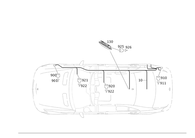 2214400908 - Electrical System: Wiring Harness for Mercedes-Benz Image image