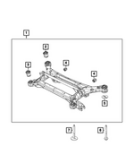 68254132AA - Rear Suspension: Washer for Mopar Image image