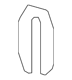 4589140AA - Body: Striker Spacer for Dodge: Caliber, Durango | Jeep: Compass, Gladiator, Grand Cherokee, Grand Cherokee L, Grand Cherokee WK, Grand Wagoneer, Grand Wagoneer L, Wagoneer, Wagoneer L, Wrangler, Wrangler JK | Ram: 1500, 2500, 3500 Image