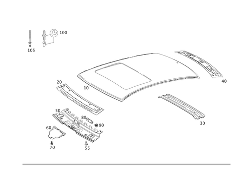 Roof for 2012 Mercedes-Benz E350 #0