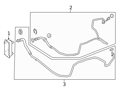 Trans Oil Cooler for 2015 Mercedes-Benz S 63 AMG&reg; #0