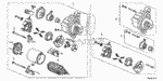 31201R1AA11 - Engine: COVER SET, GEAR for Honda Image