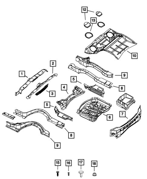 Floor Pans for 2023 Dodge Charger #1