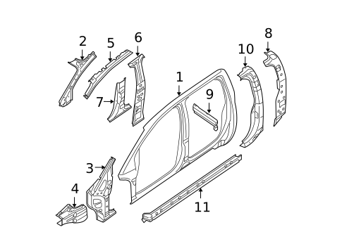 Rocker for 2011 Nissan TITAN #1