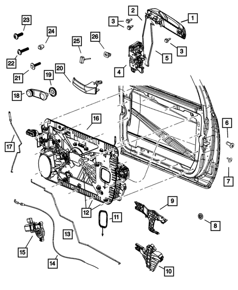 Front Door for 2021 Ram 2500 #0