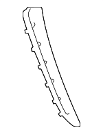 97050463408M7T - : Fender Molding for Porsche: Panamera Image