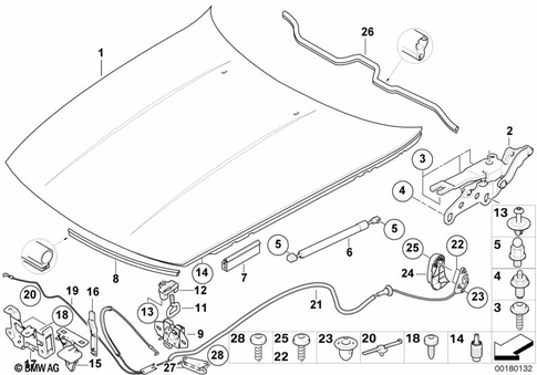 Hood for 2006 BMW Z4 M3.2 #0