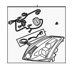 26060ZA50A - Electrical: Headlamp Assembly for Nissan: Maxima Image