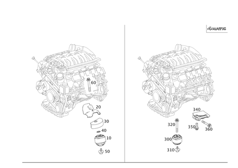 Engine Suspension for 2006 Mercedes-Benz E320 #0
