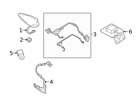 Antenna & Radio for 2023 Mazda CX-30 #0