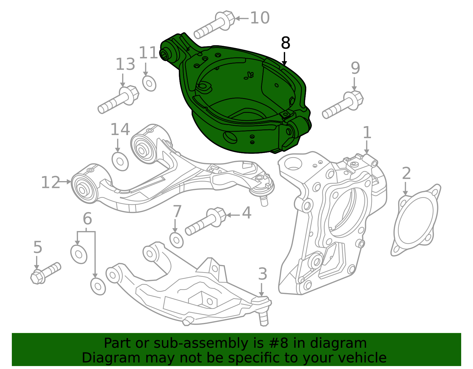 Lea Infinity 2025 INFINITI QX80 Lower Link 551B07JA0B | Lia Infiniti Parts