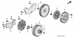 21350P2A020 - Engine: COVER, CLUTCH CASE for Honda Image