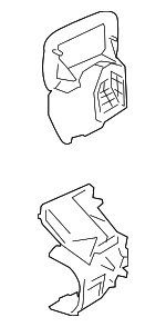 272361HS0B - HVAC: HVAC Air Inlet Housing (Lower) for Nissan: Micra, Versa Image