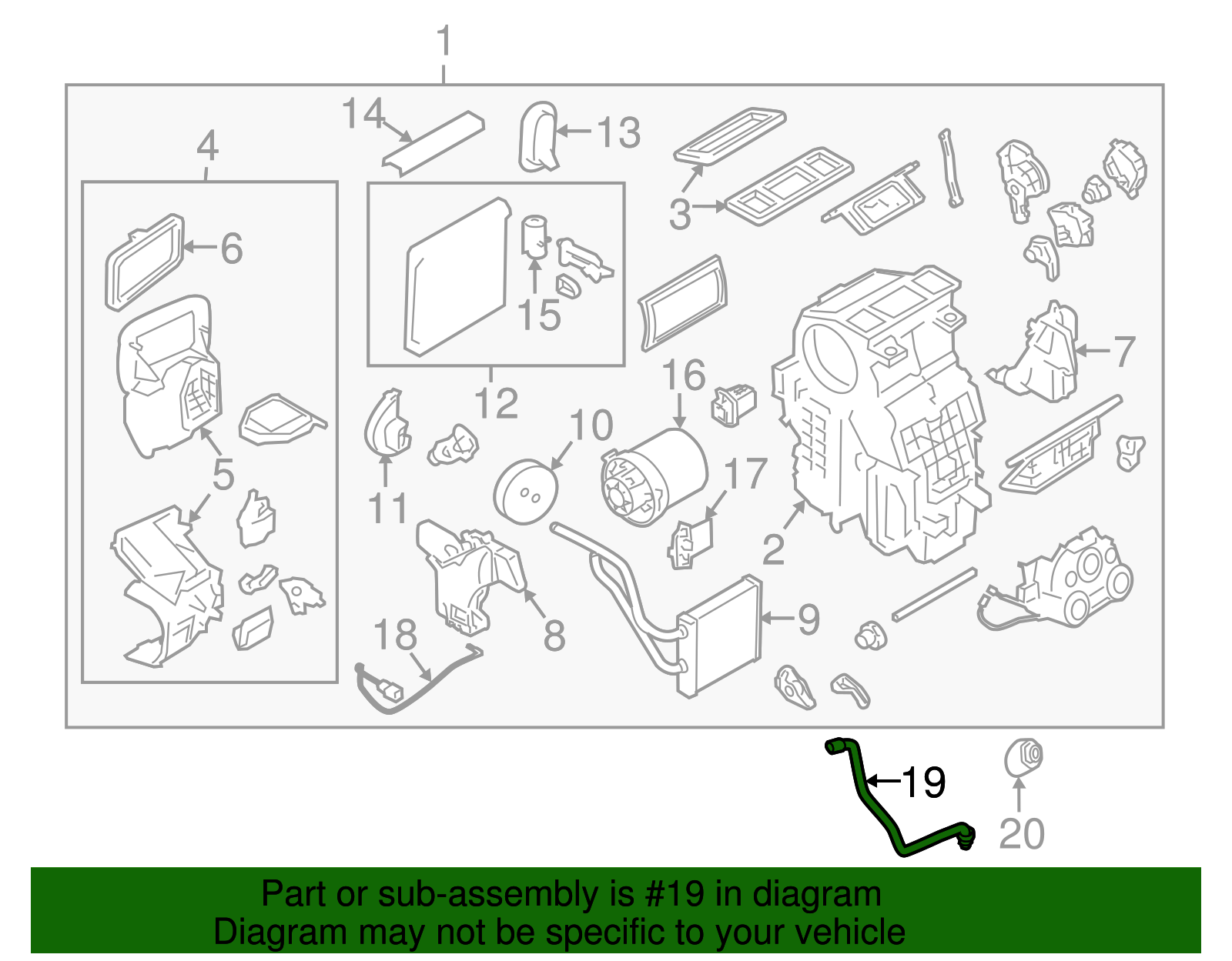 Drain Hose - Nissan (92590-1HK0C)