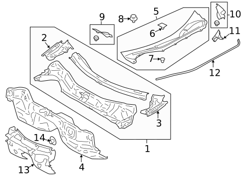Cowl for 2016 Subaru BRZ #0
