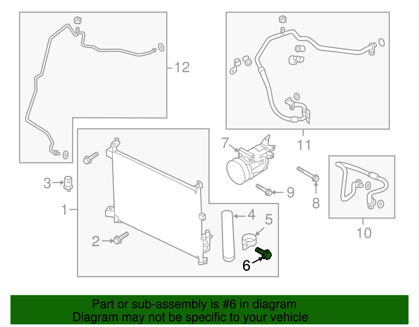 Dehydrator Screw - Nissan (92128-CB01A)