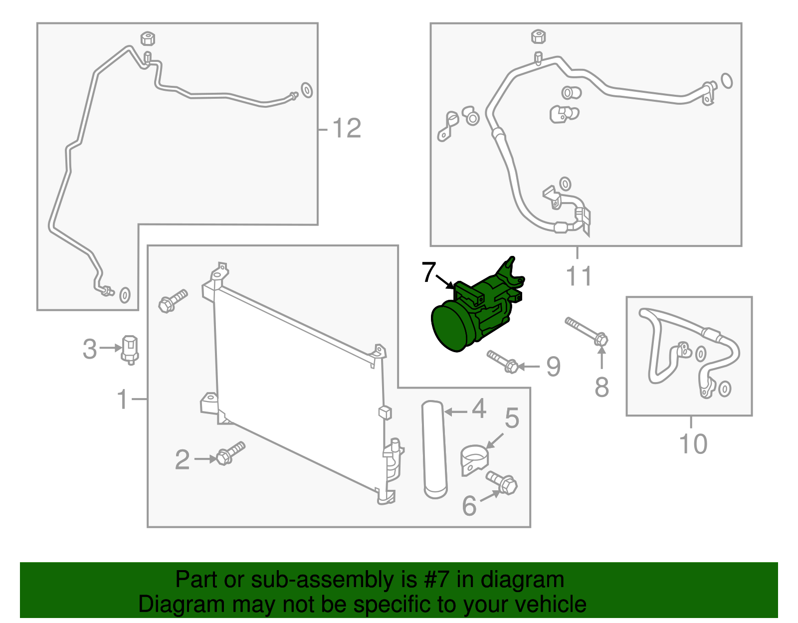 Compressor Assembly - Nissan (92600-1KC7A)