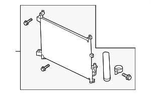 921001HA3A - : Condenser for Nissan Image
