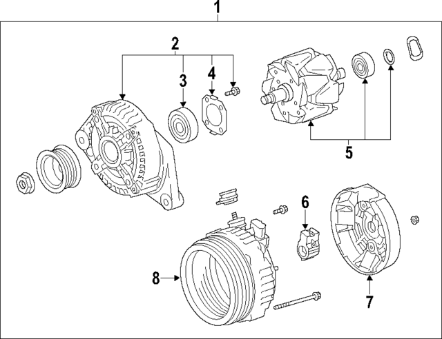 2736031250 - : Stator for Lexus Image