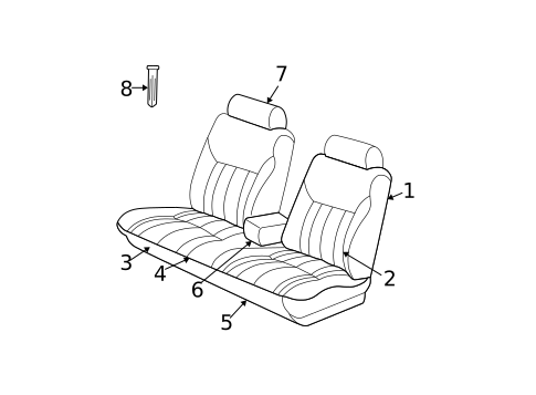 Front Seat Components for 1999 Chrysler Concorde #0