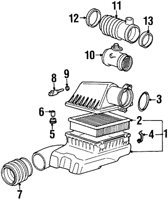 13621730035 - Engine: Air Charge Temperature Sensor for BMW Image