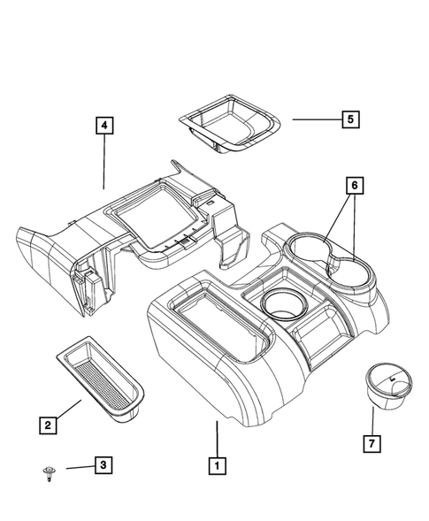 Consoles for 2014 Ram 3500 #5