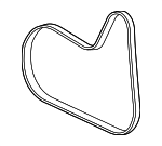 12634321 - Cooling System: Serpentine Belt for GM Image