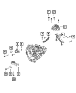6511506AA - C510; 5-Speed; Manual Transaxle: 6 Lobe External Head Bolt for Mopar Image image
