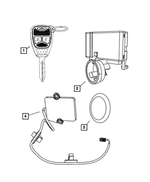 68209838AA - Electrical: Control Module Receiver, Export for Mopar Image