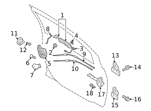Front Door for 2015 Mitsubishi Mirage #0