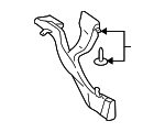 6297250050 - Body: Duct for Lexus: LS460, LS600h Image