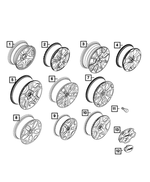 6WU27DD5AA - : Aluminum Wheel for Mopar Image