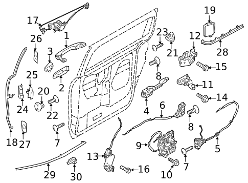 Sliding Door for 2020 Kia Sedona #0
