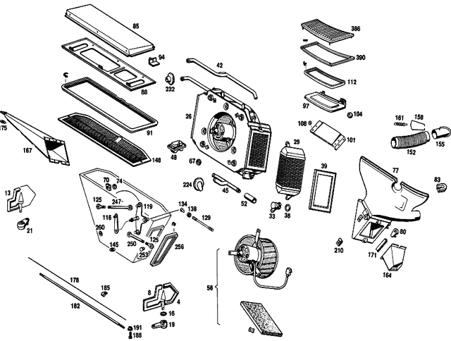 1008310088 - Heating and Ventilation: Hose for Mercedes-Benz: 600 Image