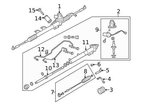 Steering Gear & Linkage for 2004 INFINITI M45 #0