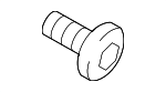 99907341801 - Body: Heat Shield Screw for Porsche: 718 Boxster, 718 Cayman, 718 Spyder, 911, Boxster, Cayman Image