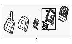 88300D9450BGR - : Seat Back Assembly for Kia: Sportage Image